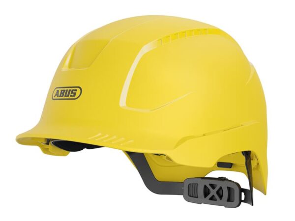ABUS Mechanical SCATOR-E Non-vented Safety Helmet Yellow