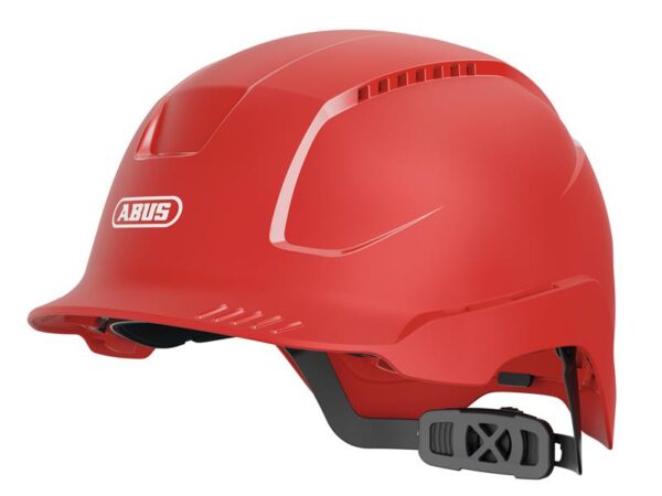 ABUS Mechanical SCATOR Vented Safety Helmet Red