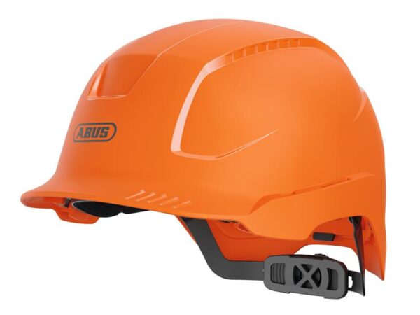 ABUS Mechanical SCATOR-E Non-vented Safety Helmet Orange
