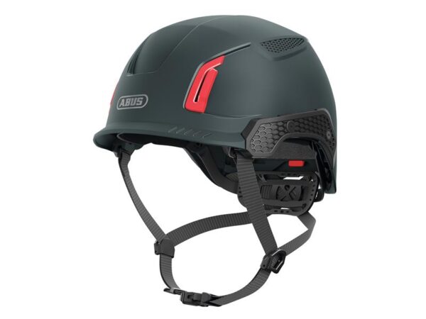 ABUS Mechanical SPECTOR-E Non-vented Safety Helmet TITAN Black