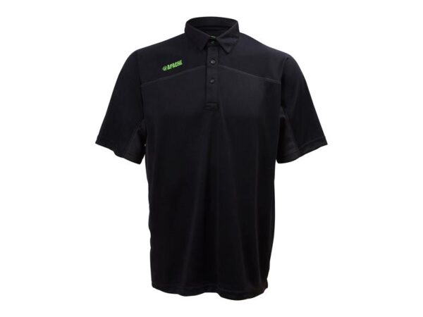 Apache Langley Black Performance Polo Shirt - M (38/40in)