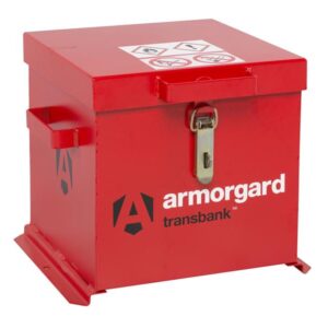 Armorgard TRB1 TransBank™ Hazard Transport Box 430 x 415 x 365mm