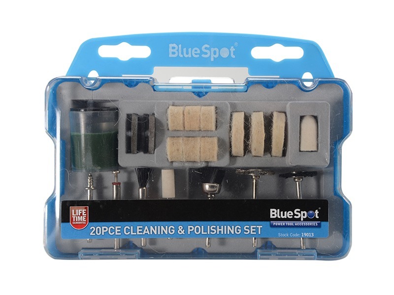 BlueSpot Tools Cleaning & Polishing 20 Piece Kit - Image 3