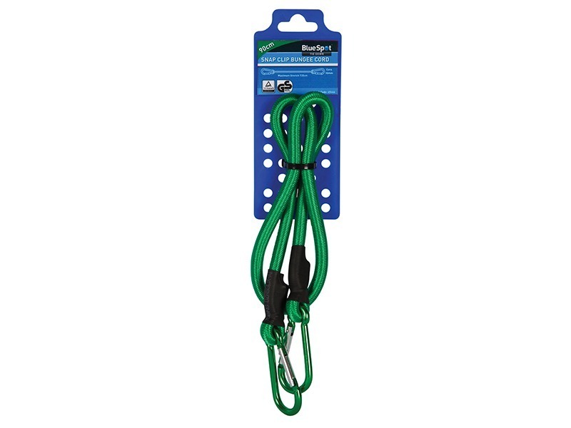 BlueSpot Tools Snap Clip Bungee 90cm x 10mm - Image 2