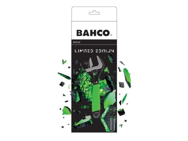 Bahco 9029 Phosphate Green ERGO™ Adjustable Wrench 170mm + 2 Free Screwdrivers
