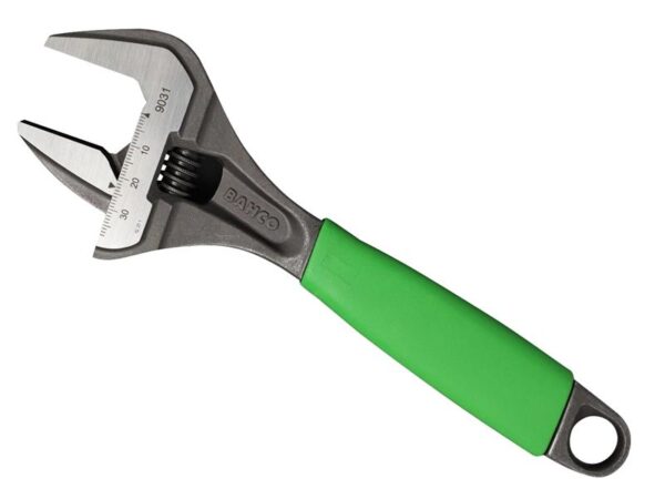 Bahco 9031 ERGO™ Extra Wide Jaw Adjustable Wrench Phosphate Green 218mm