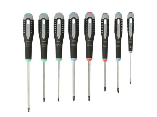 Bahco BE-9872 ERGO™ Screwdriver Set, 8 Piece