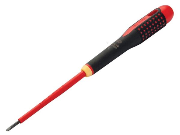 Bahco ERGO™ Slim VDE Insulated Slotted Screwdriver 3.5 x 100mm
