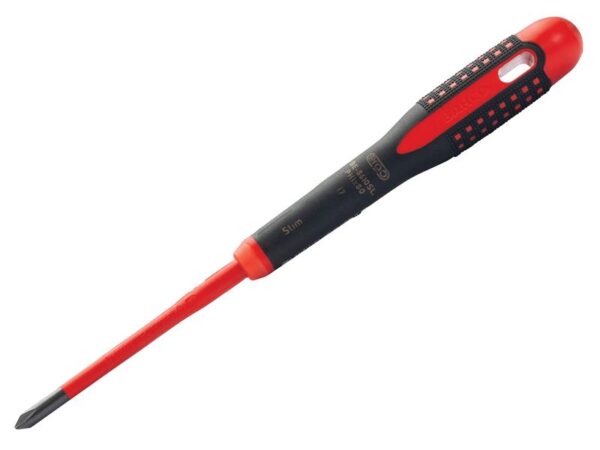 Bahco ERGO™ Slim VDE Insulated Phillips Screwdriver PH1 x 80mm