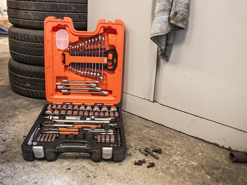Bahco S87+7 1/4 & 1/2in Drive Socket & Spanner Set, 94 Piece - Image 2