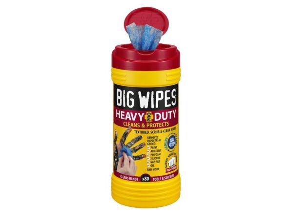 Big Wipes Big Wipes Heavy-Duty PRO+ wipes tub of 100 (Red Top)
