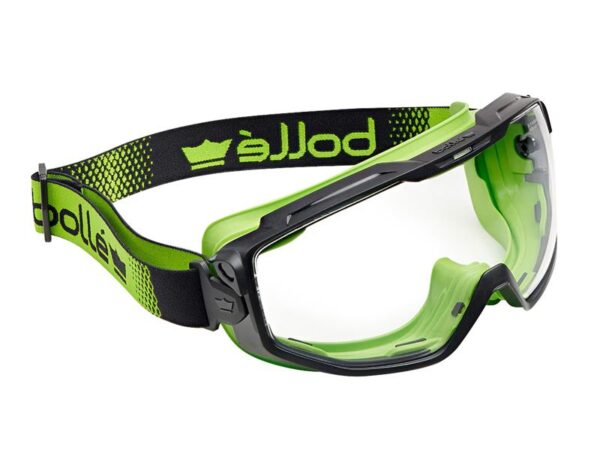 Bolle Safety Green Sealed Universal Goggles - PLATINUM® Clear