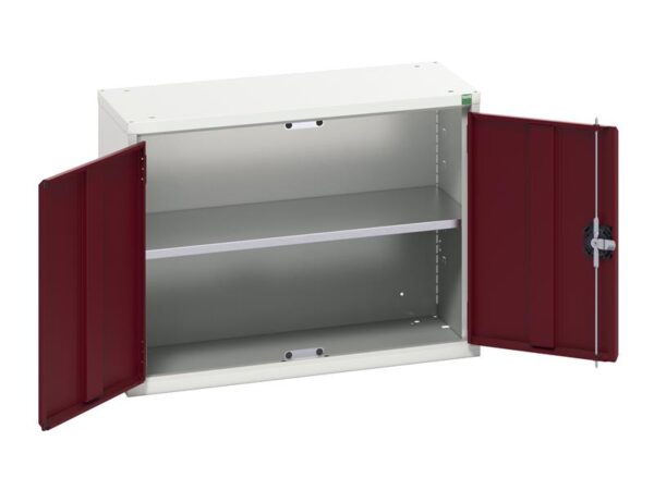 Bott Verso Economy Wall Cupboard 1 Shelf 800mm Crimson Red
