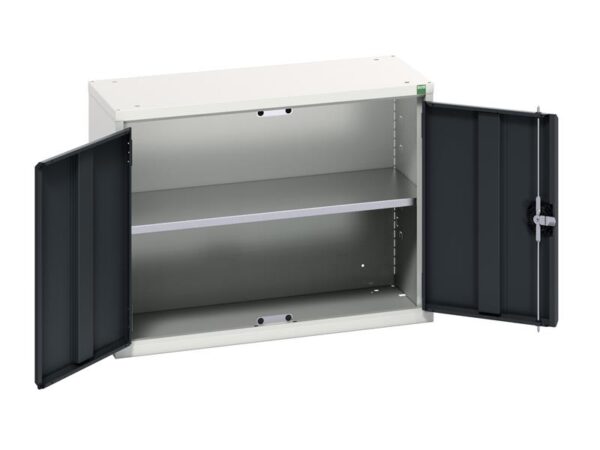 Bott Verso Economy Wall Cupboard 1 Shelf 800mm Anthracite Grey