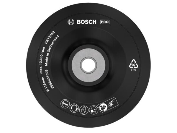 Bosch Powertool Accessories PRO Backing Pad 115mm M14