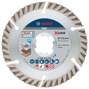 Bosch Powertool Accessories PRO Multi Material Diamond Cutting Disc 115 x 2 x 22.23mm