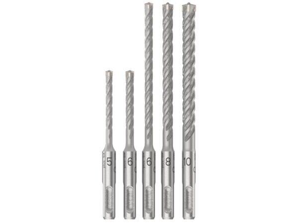 Bosch Powertool Accessories PRO SDS plus-5X Hammer Drill Bit Set, 5 Piece