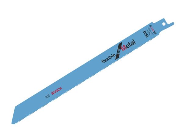 Bosch Powertool Accessories S 1122 BF Flexible for Metal Reciprocating Saw Blade 225mm 14 TPI (Pack 100)