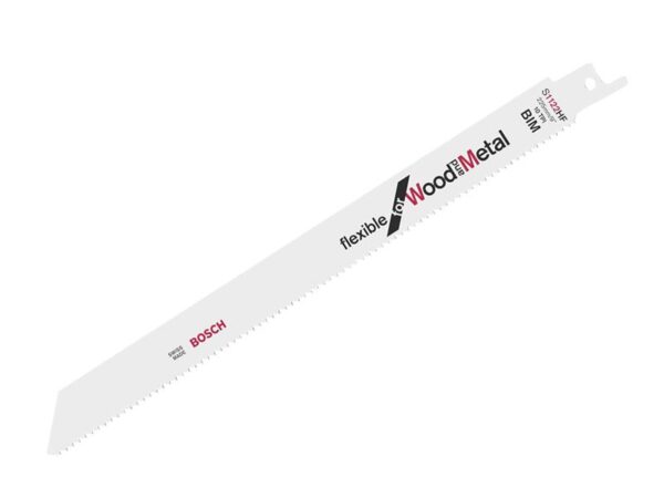 Bosch Powertool Accessories S 1122 HF Flexible for Wood & Metal Blade 225mm 10 TPI (Pack 5)
