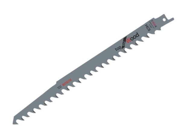 Bosch Powertool Accessories S 1542 K Top for Wood Reciprocating Saw Blade 240mm 3 TPI (Pack 5)