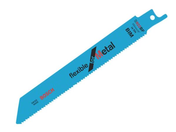 Bosch Powertool Accessories S 922 BF Flexible for Metal Reciprocating Saw Blade 150mm 14 TPI (Pack 5)
