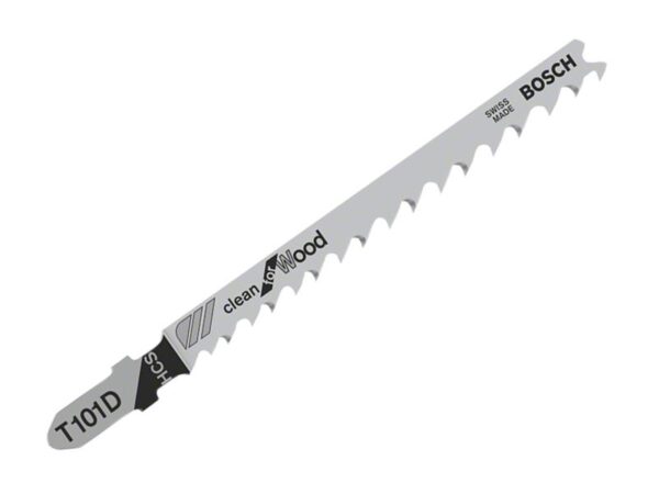 Bosch Powertool Accessories T 101 D Clean for Wood Jigsaw Blade 100mm Pack of 5