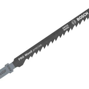 Bosch Powertool Accessories PRO Wood precise T144DP Jigsaw Blade 100mm Pack of 5