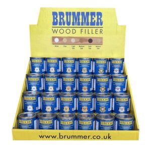Brummer® Wood Filler Counter Display Unit