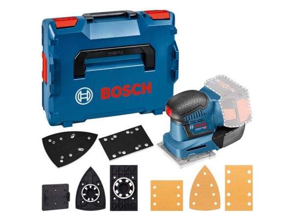Bosch GSS 18V-10 Professional Orbital Sander + L-BOXX 18V Bare Unit