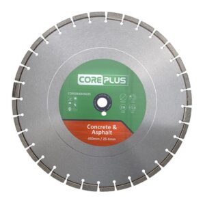 CorePlus Concrete & Asphalt Diamond Blade 450 x 25mm