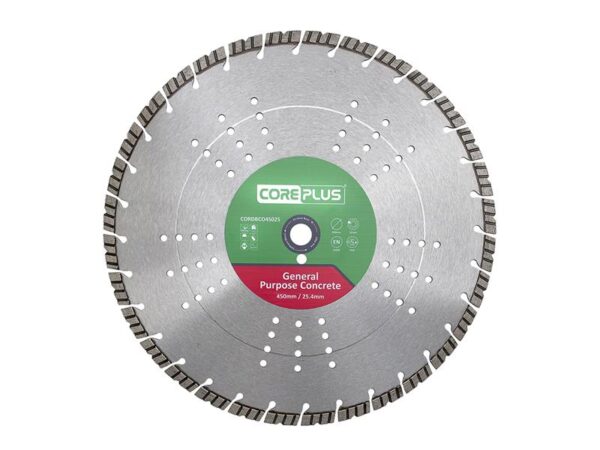 CorePlus General Purpose Concrete Diamond Blade 450 x 25mm