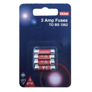 Dencon 3A Fuse (Pack of 4)