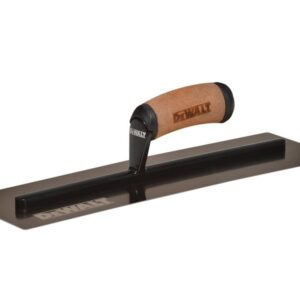 DEWALT Drywall Curved Gold Stainless Steel Finishing Trowel 16in