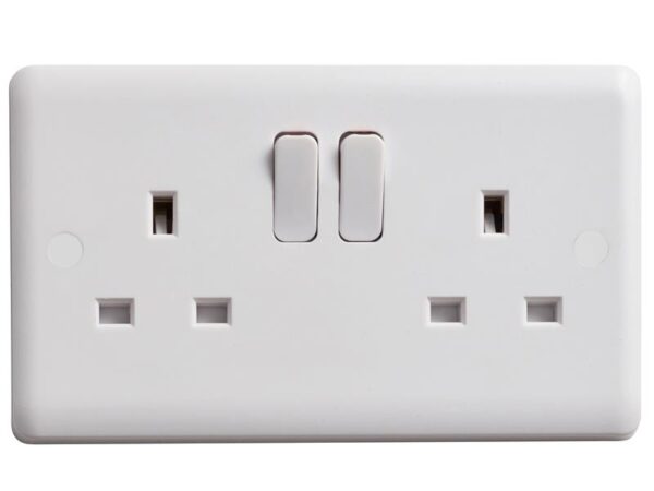 Deta Vimark Switched Socket 2-Gang 13A