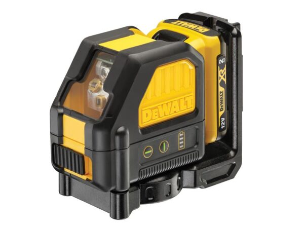 DeWALT Power Tools DCE088 D1G Self-Levelling Green Cross Line Laser 12V 1 x 2.0Ah Li-ion