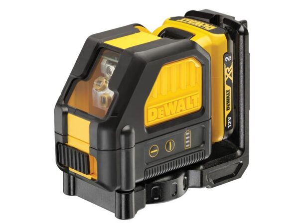 DeWALT Power Tools DCE088D1R Self-Levelling Red Cross Line Laser 12V 1 x 2.0Ah Li-ion