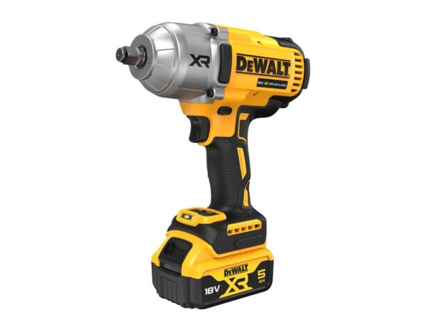 DeWALT Power Tools DCF900P2T XR Brushless 1/2in High Torque Impact Wrench 18V 2 x 5.0Ah Li-ion
