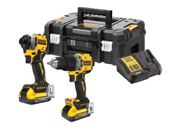 DeWALT Power Tools DCK2050H2 POWERSTACK™ Twin Pack 18V 2 x 5.0Ah Li-ion