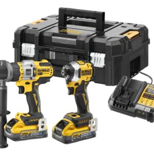 DeWALT Power Tools DCK2052H2 POWERSTACK™ Twin Kit 2 x 5.0Ah Li-ion
