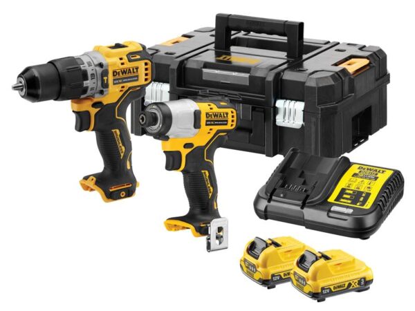 DeWALT Power Tools DCK2111L2T XR Brushless Sub-Compact Twin Pack 12V 2 x 3.0Ah Li-ion