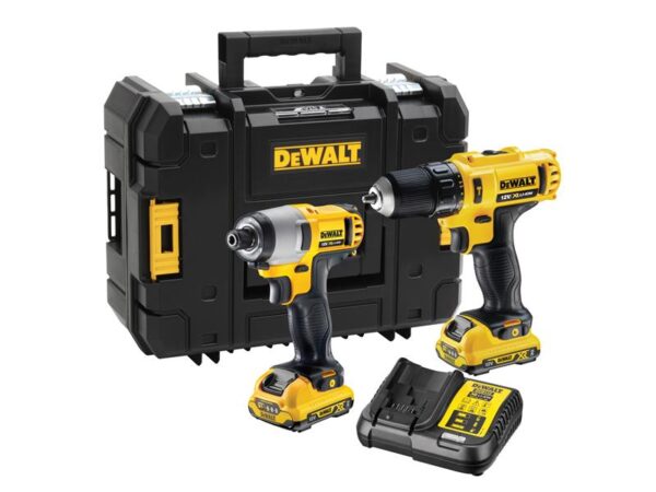 DeWALT Power Tools DCK218D2T XR Twin Pack 12V 2 x 2.0Ah Li-ion