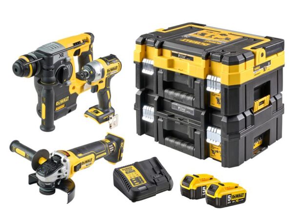 DeWALT Power Tools DCK305P2T XR Brushless Triple Kit 18V 2 x 5.0Ah Li-ion