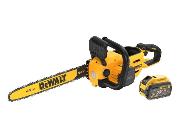 DeWALT Power Tools DCMCS574X XR FlexVolt Chainsaw 45cm Bar 54V 1 x 3.0Ah Li-ion