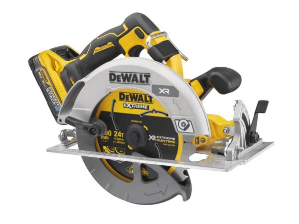 DeWALT Power Tools DCS573H2T XR Advantage Circular Saw 190mm 18V 2 x 5.0Ah POWERSTACK™ Li-ion