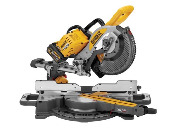 DeWALT Power Tools DCS727T2 XR FlexVolt Slide Mitre Saw 250mm 54V 2 x 2.0Ah Li-ion
