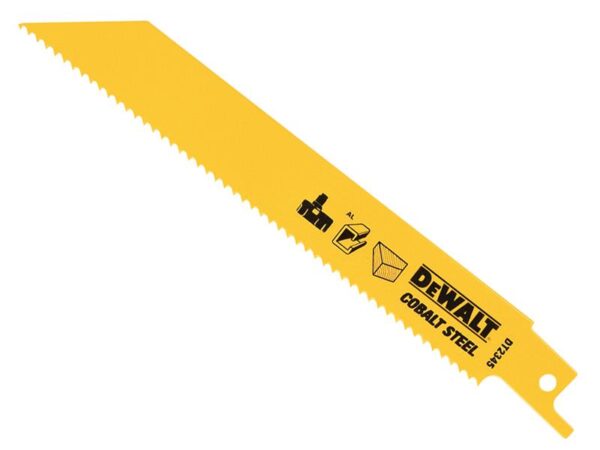 DeWALT Power Tools Bi-Metal General Purpose Reciprocating Blade 152mm x 10 TPI (Pack 5)