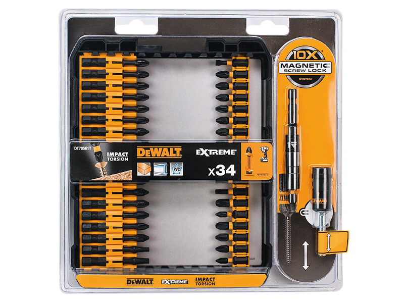 DeWALT Power Tools DT70561T Impact Torsion Set + 3in Holder, 34 Piece