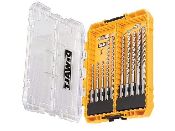 DeWALT Power Tools DT70752 SDS Plus XLR Full Head Carbide Drill Bit Set, 10 Piece