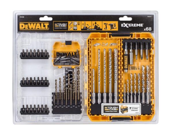 DeWALT Power Tools DT70760 Mixed Drill & Bit Set, 68 Piece