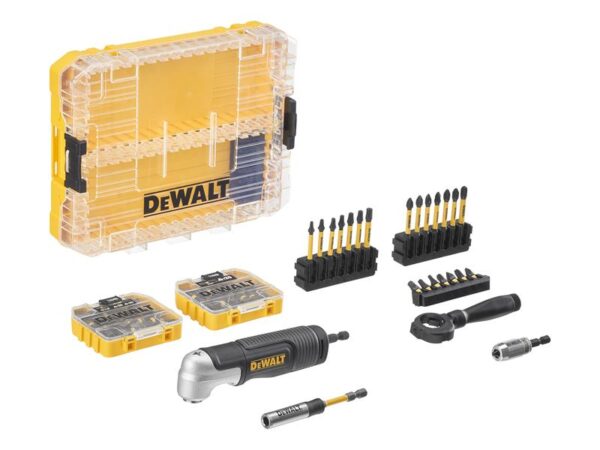 DeWALT Power Tools DT70775 Mix Bit Set with Right-Angle Attachment, 80 Piece
